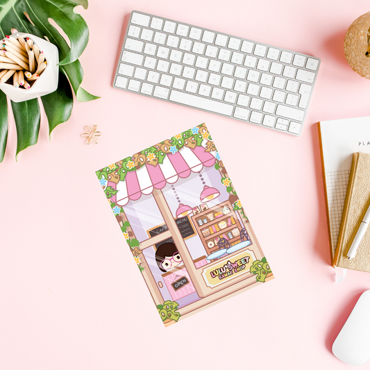 Cute Cozy Store Front Art Print/Note Card