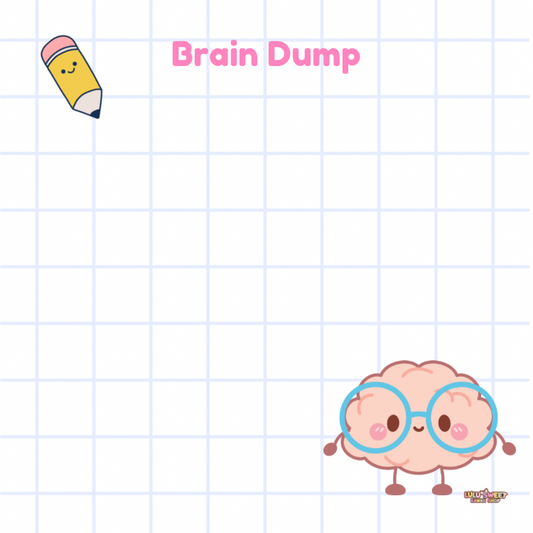 Brain Dump Sticky Post It Notes