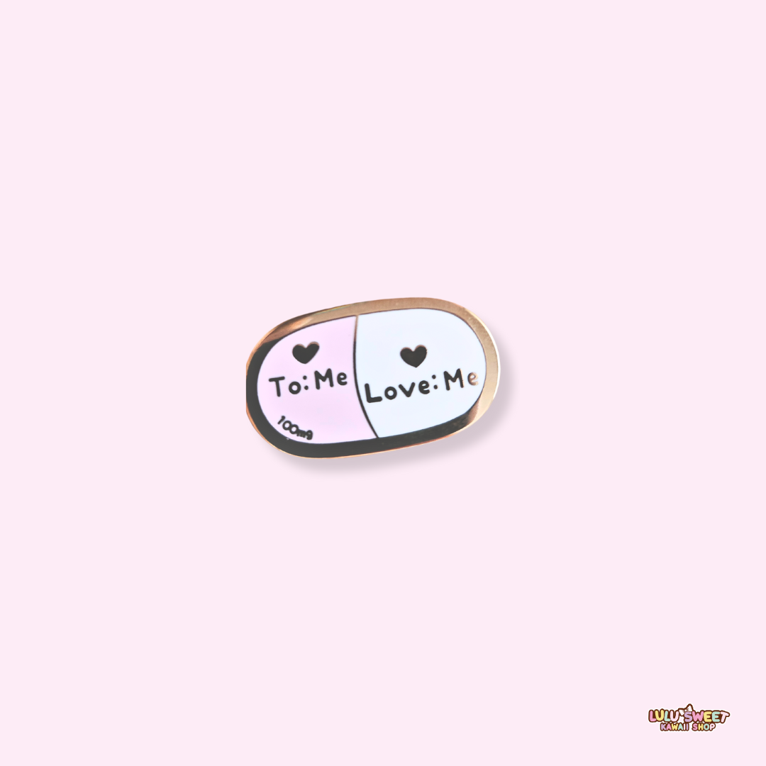 Lulu Love Me Pill Pin