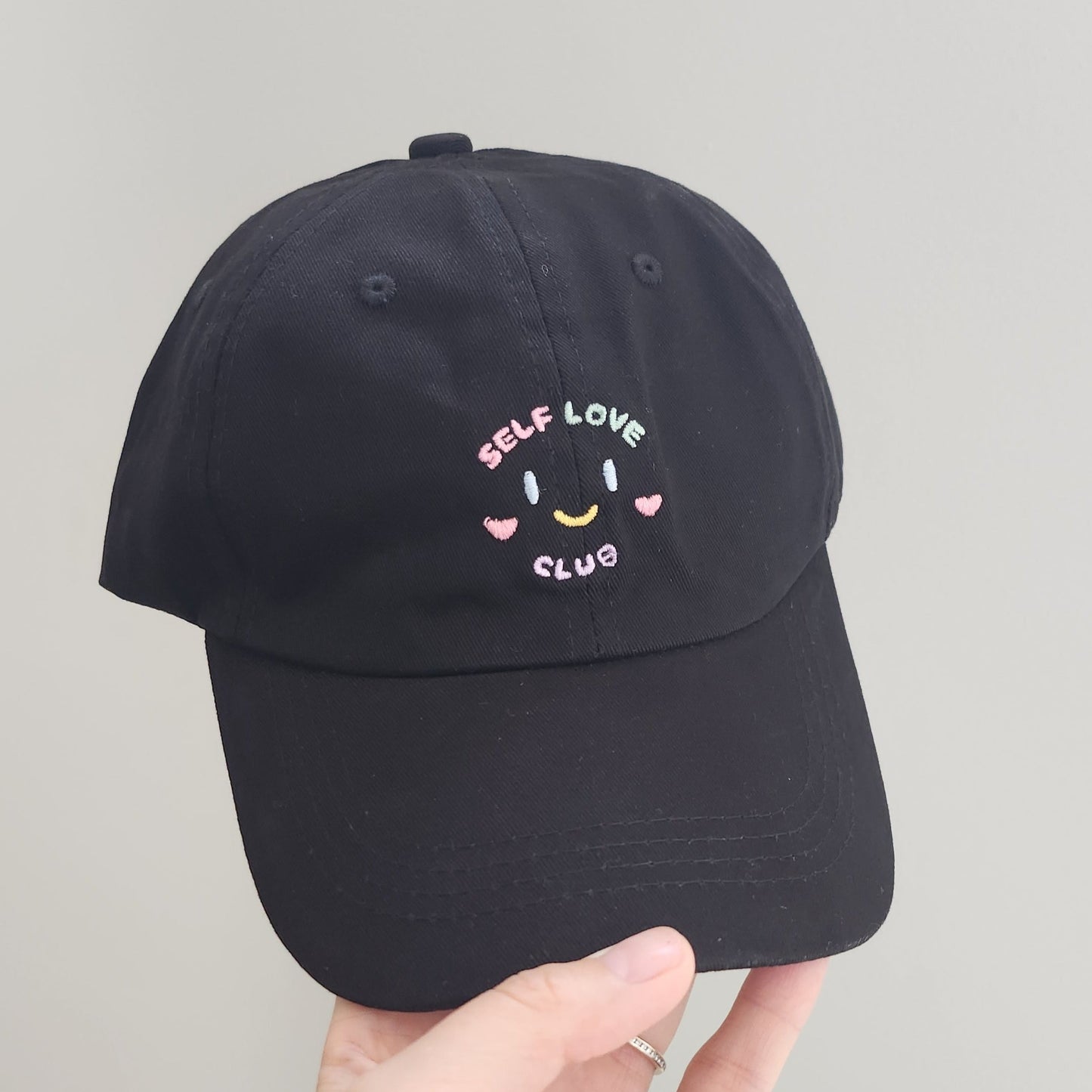 Self Love Club/Mental Heatlh Embroidery Hat