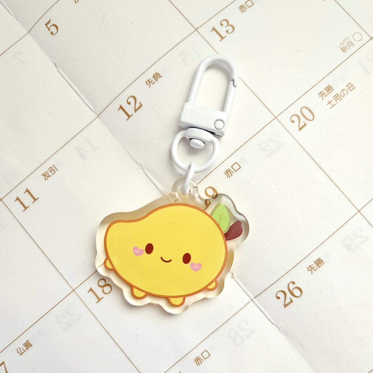 Cute Mango Acrylic Charm/Keychain