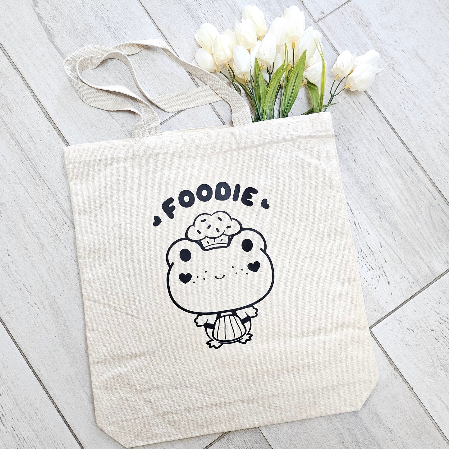 Cute Characters Canvas Tote Bag