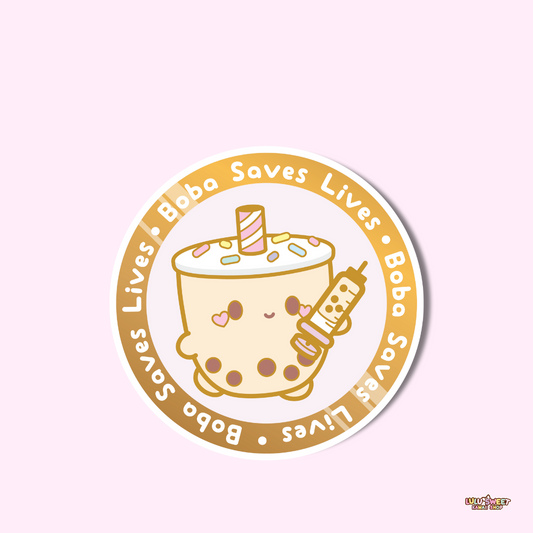 Milky Saves Lives Sticker