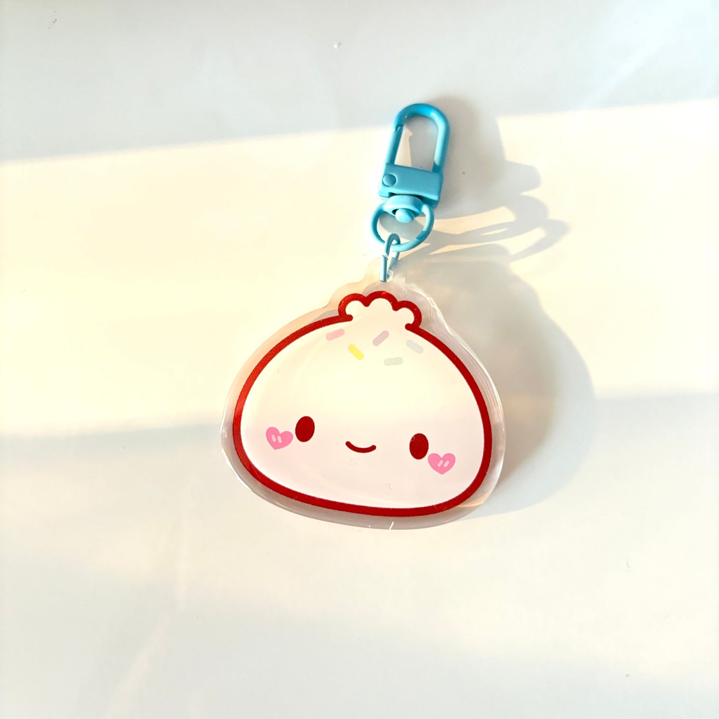 Cute Dumpling Acrylic Charm/Keychain