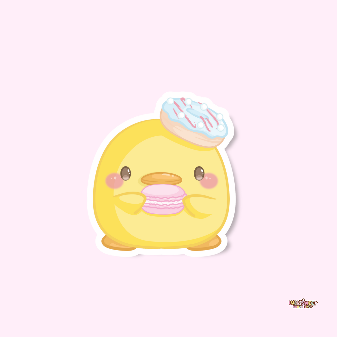 Chubby Duck Sticker