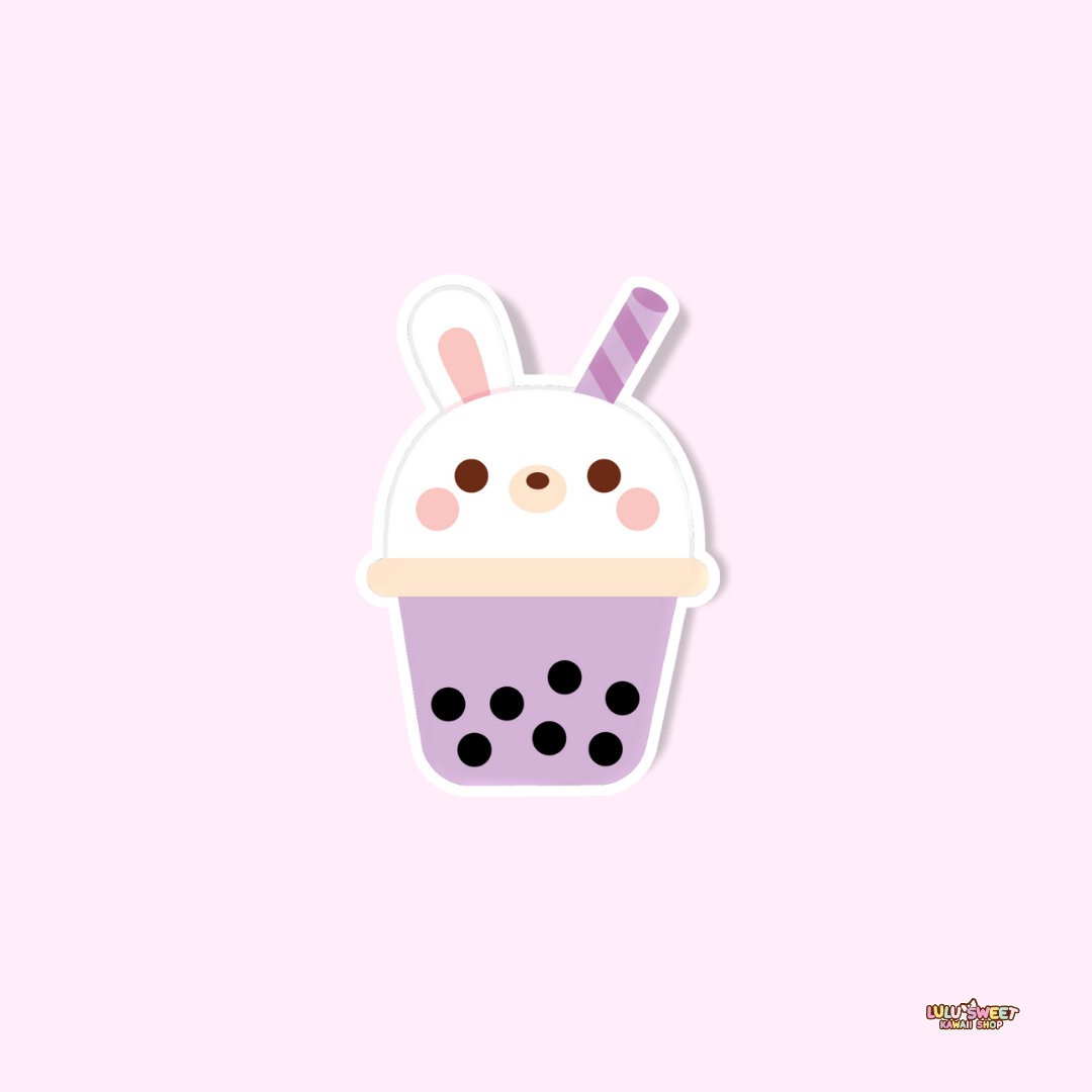 Bunny Latte Sticker