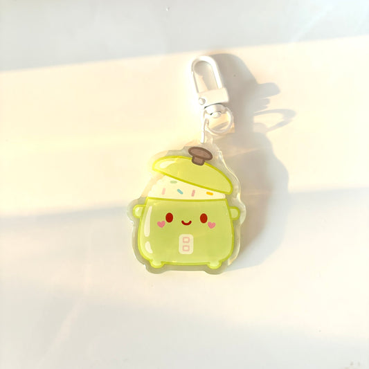 Cute Vintage Green Cooker Acrylic Charm/Keychain