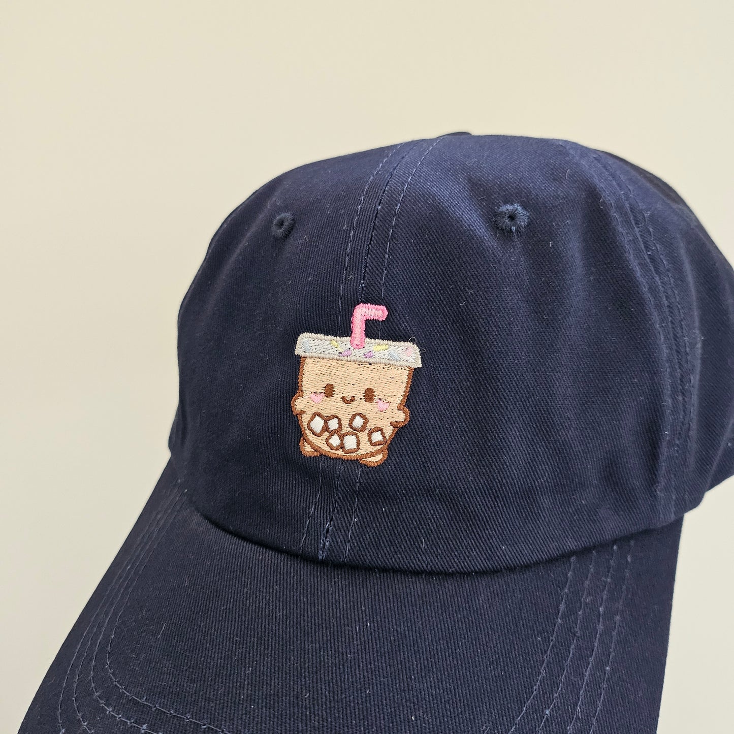 Cute Iced Coffee Embroidery Hat