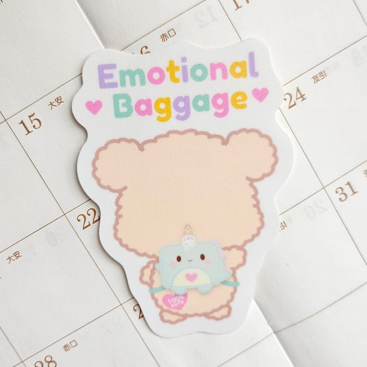 Emotional Baggage Kawaii Sticker