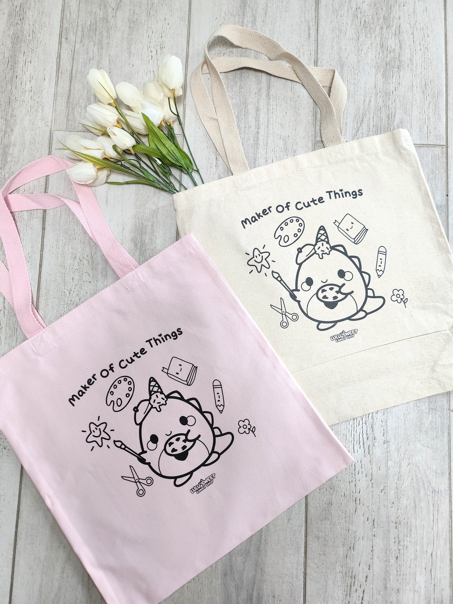 Maker of Cute Things Canvas Tote Bag