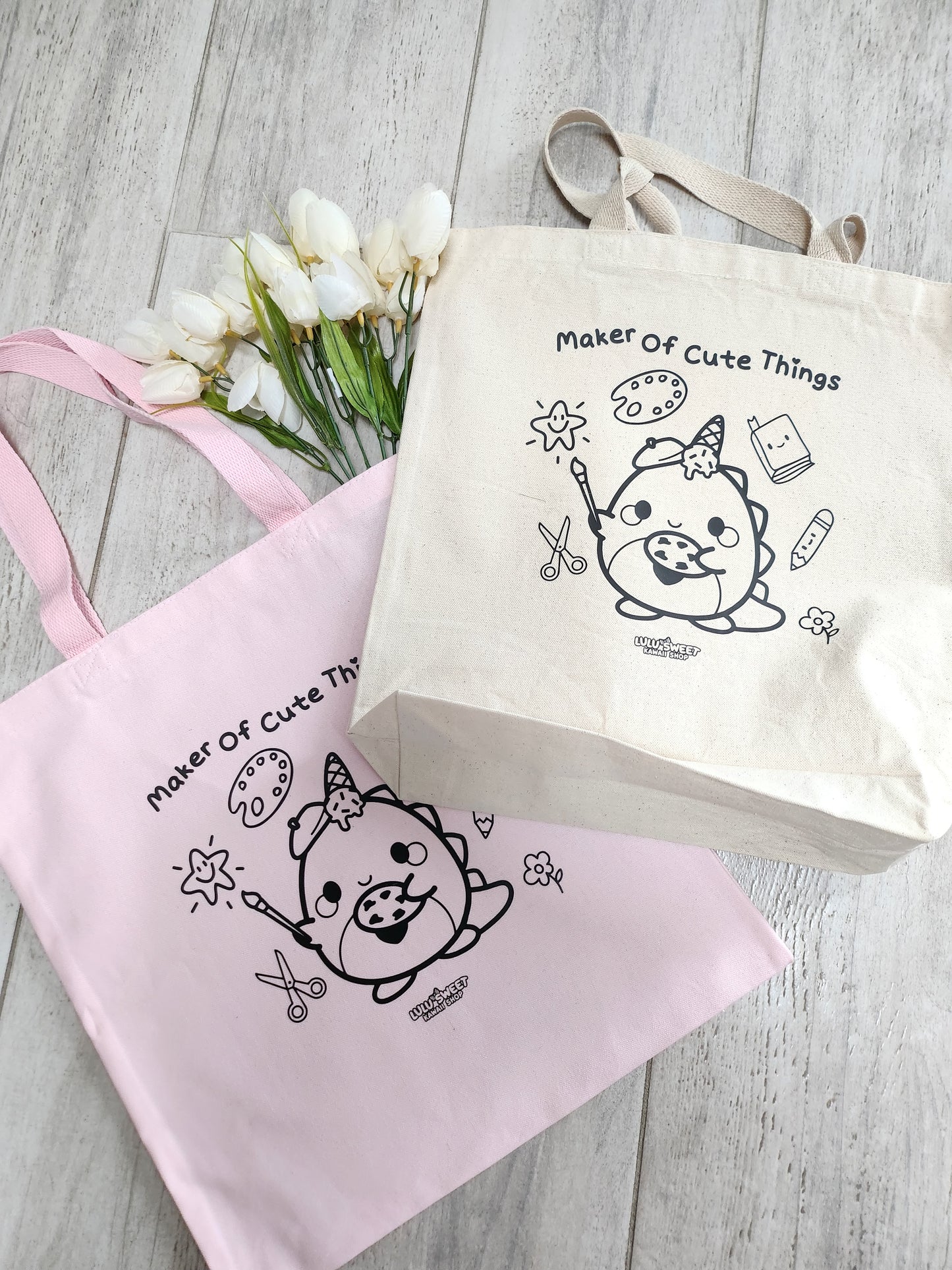 Maker of Cute Things Canvas Tote Bag