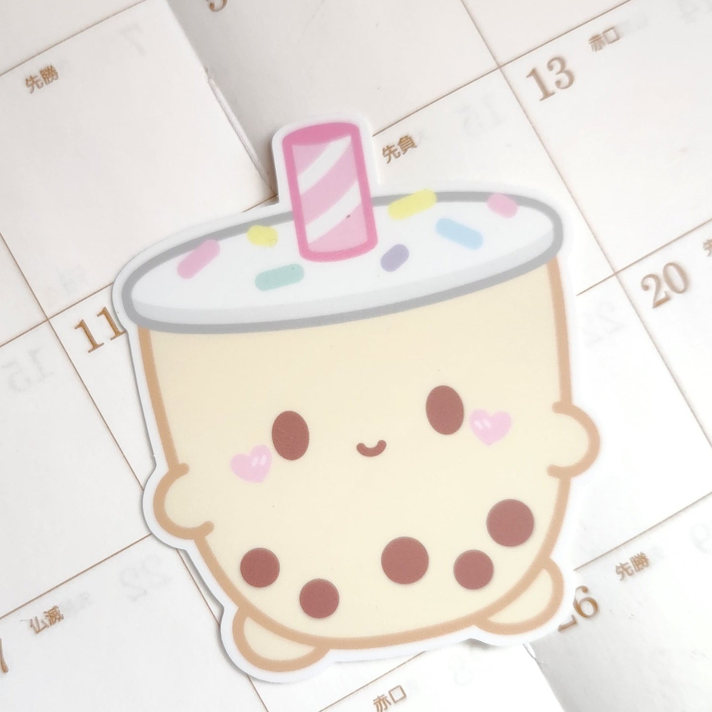 Cute Milky Bubble Tea Sticker